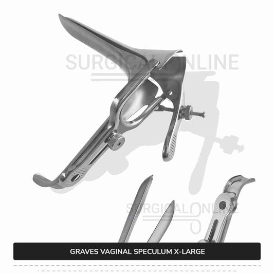 Graves Vaginal Speculum Extra Large 5.9" (15 cm) x 1.57" (4 cm)