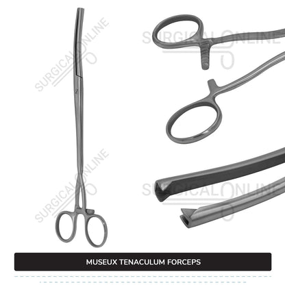Museux Tenaculum Forceps 9.5''
