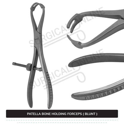Patella Forceps ( Blunt ) 7.25"