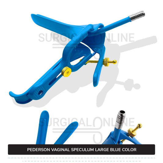 Lletz Coated Pederson Vaginal Speculum Large, 1" (2.5 cm) X 4 3/4" X (12.1cm)