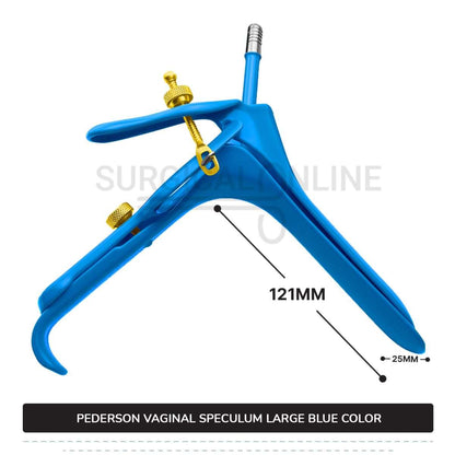 Lletz Coated Pederson Vaginal Speculum Large, 1" (2.5 cm) X 4 3/4" X (12.1cm)