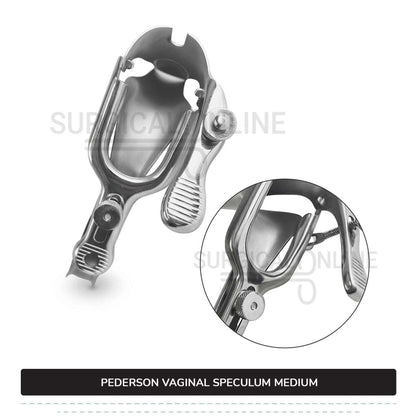 Pederson Vaginal Speculum Medium, 7/8" (2.2 cm) X 4" (10.2 cm)