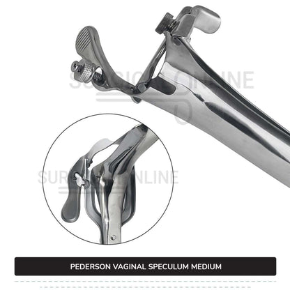 Pederson Vaginal Speculum Medium, 7/8" (2.2 cm) X 4" (10.2 cm)
