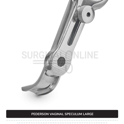 Pederson Vaginal Speculum Large, 1" (2.5 cm) X 4 3/4" X (12.1cm)