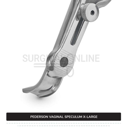 Set of 4 Pcs Pederson Vaginal Speculum Small, Medium, Large, & X-Large OB/Gyne Surgical