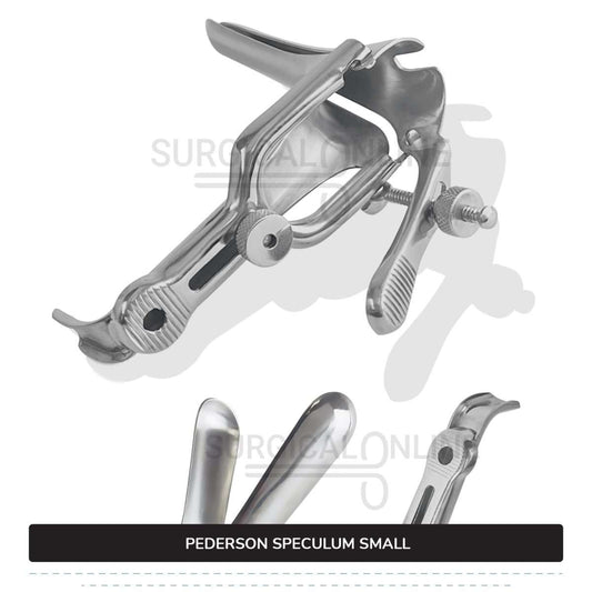 Pederson Vaginal Speculum Small, 1/2" (1.3 cm) X 3" (7.6 cm)