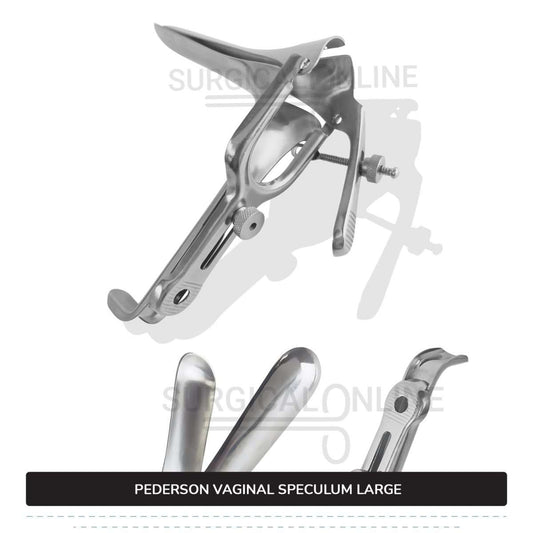 Pederson Vaginal Speculum Large, 1" (2.5 cm) X 4 3/4" X (12.1cm)