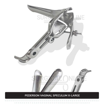 Pederson Vaginal Speculum X-Large, 1" (2.5 cm) X 6 1/4" X (16.5cm)