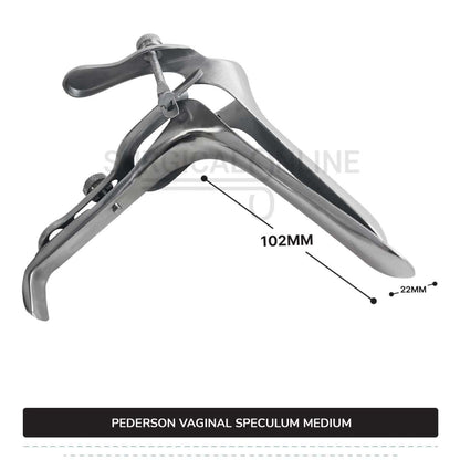 Pederson Vaginal Speculum Medium, 7/8" (2.2 cm) X 4" (10.2 cm)