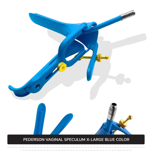 Lletz Coated Pederson Vaginal Speculum X-Large, 1" (2.5 cm) X 6 1/4" X (16.5cm)