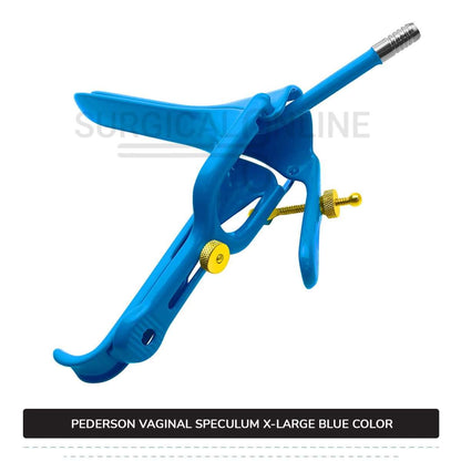 Set of 3 Pcs Pederson Vaginal Speculum LLETZ LEEP Blue Teflon Cover