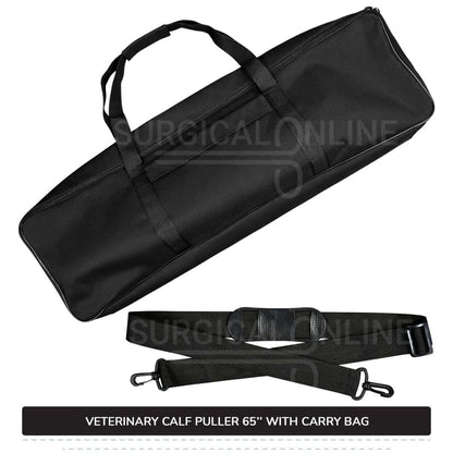 Ratchet Style Calf Puller 65″ With Bag Heavy Duty Calving Extractor Stainless Steel Surgical Veterinary Instruments