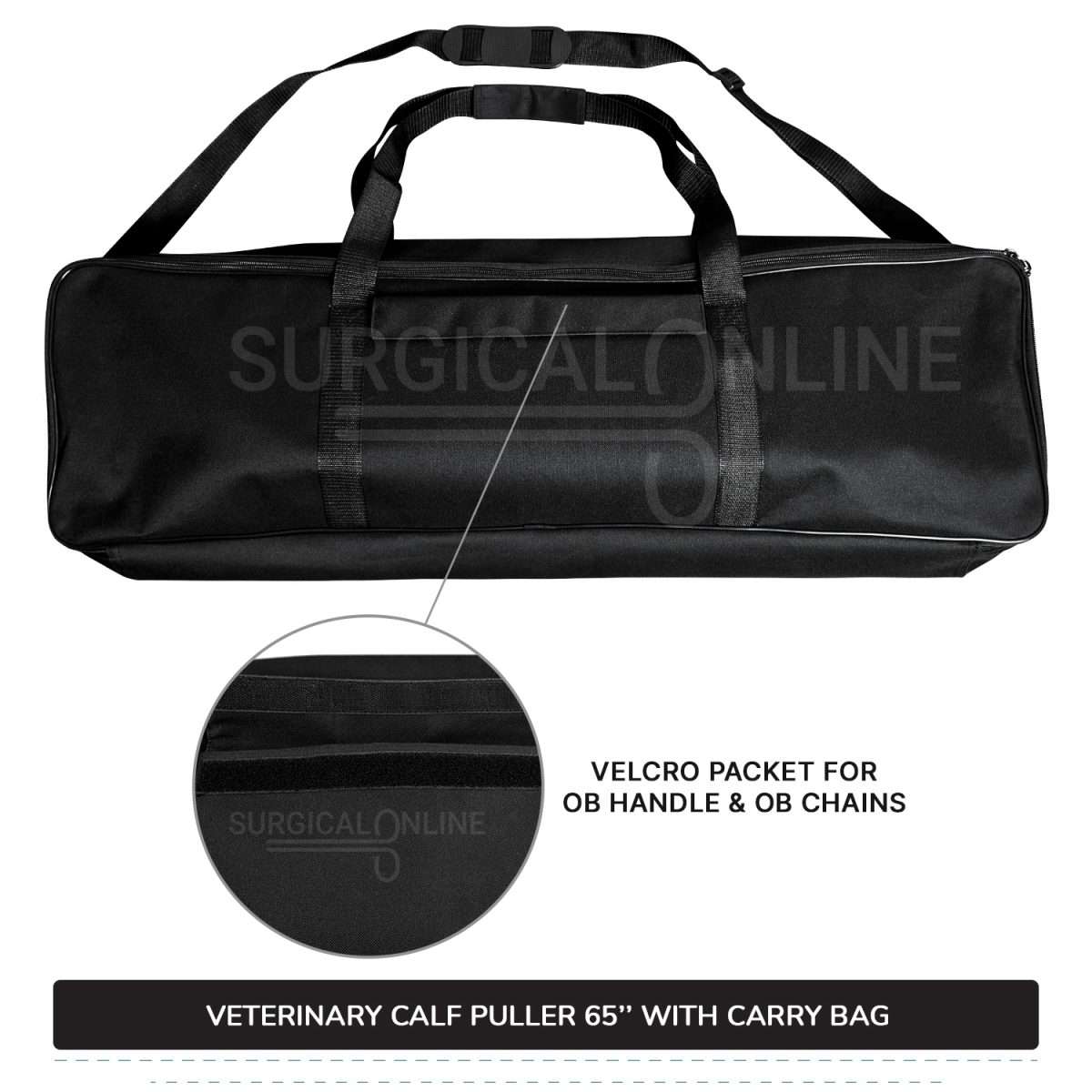 Ratchet Style Calf Puller 65″ With Bag Heavy Duty Calving Extractor Stainless Steel Surgical Veterinary Instruments