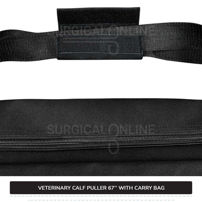 Ratchet Style Calf Puller 67″ With Bag Heavy Duty Calving Extractor Stainless Steel Surgical Veterinary Instruments