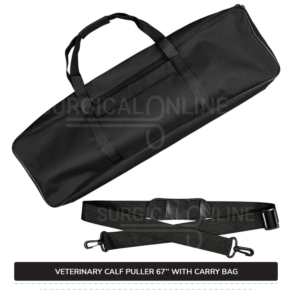 Ratchet Style Calf Puller 67″ With Bag Heavy Duty Calving Extractor Stainless Steel Surgical Veterinary Instruments