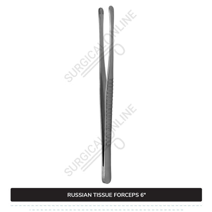 Russian Tissue Forceps 6"