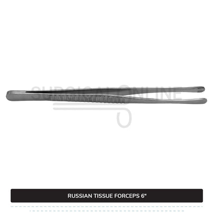 Russian Tissue Forceps 6"