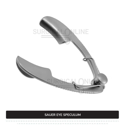 Sauer Eye Speculum Infant 1 1/4" (3.2cm) With Solid Blades 10mm x 3mm Ophthalmic Surgical Instruments