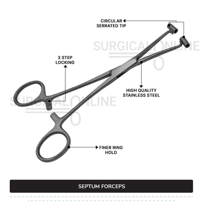 Septum Forceps 6″