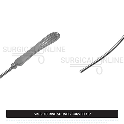 Sims Uterine Sounds Curved 13″