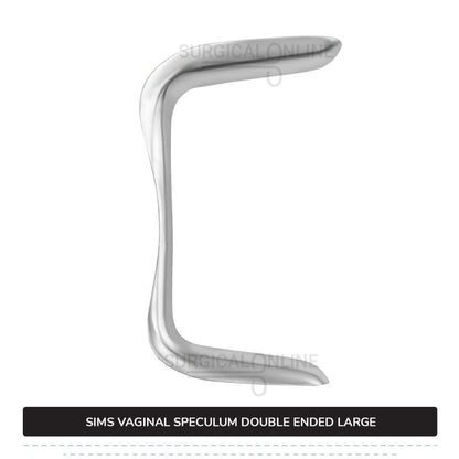 Sims Vaginal Speculum Large 1 3/8″ (3.5 cm) x 3 1/2″ (8.9 cm) And 1 1/2″ (3.8 cm) x 4″ (10.2 cm) Double-Ended