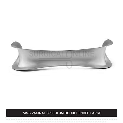 Sims Vaginal Speculum Large 1 3/8″ (3.5 cm) x 3 1/2″ (8.9 cm) And 1 1/2″ (3.8 cm) x 4″ (10.2 cm) Double-Ended