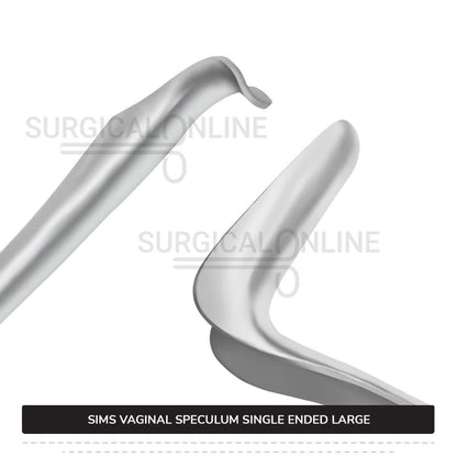 Sims Vaginal Speculum Large 1 1/2″ (3.8 cm) x 3 1/2″ (8.9 cm) Single-Ended OB/GYN Instruments
