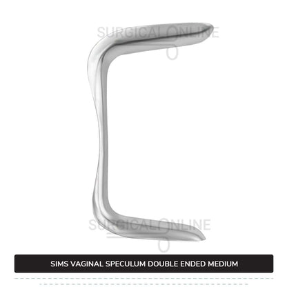 Sims Vaginal Speculum Medium 1 1/8″ (2.8 cm) x 3″ (7.6 cm) And 1 1/4″ (3.2 cm) x 3 1/2″ (8.9 cm) Double-Ended