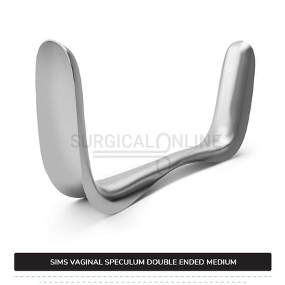 Sims Vaginal Speculum Medium 1 1/8″ (2.8 cm) x 3″ (7.6 cm) And 1 1/4″ (3.2 cm) x 3 1/2″ (8.9 cm) Double-Ended