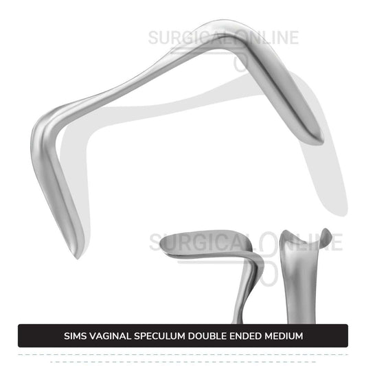 Sims Vaginal Speculum Medium 1 1/8″ (2.8 cm) x 3″ (7.6 cm) And 1 1/4″ (3.2 cm) x 3 1/2″ (8.9 cm) Double-Ended