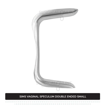 Sims Vaginal Speculum Small 1″ (2.5 cm) x 2 1/2″ (6.4 cm) And 1 1/4" (3.2 cm) x 3" (7.6 cm) Double-Ended