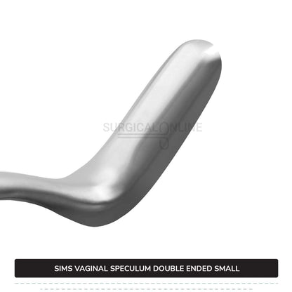 Sims Vaginal Speculum Small 1″ (2.5 cm) x 2 1/2″ (6.4 cm) And 1 1/4" (3.2 cm) x 3" (7.6 cm) Double-Ended