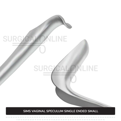 Sims Vaginal Speculum Small 1 1/16" (2.7 cm) x 2 1/2" (6.4 cm) Single-Ended OB/GYN Instruments