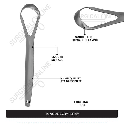 Tongue Scraper 6"