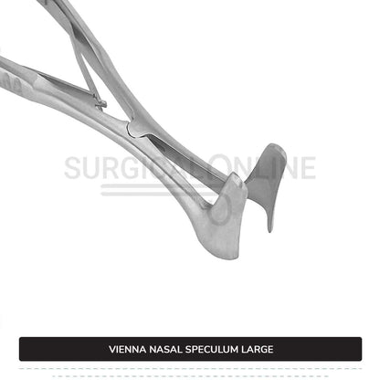 Vienna Nasal Speculum Large ( Adult), 5.75" (14.6 cm) Diagnostic ENT Surgical