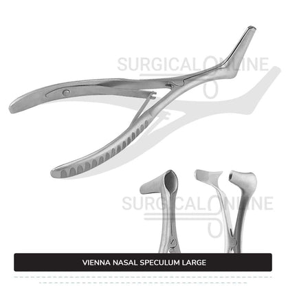 Vienna Nasal Speculum Large ( Adult), 5.75" (14.6 cm) Diagnostic ENT Surgical