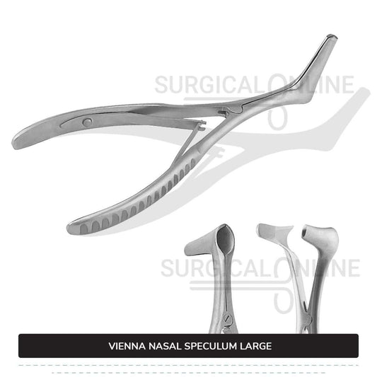 Vienna Nasal Speculum Large ( Adult), 5.75" (14.6 cm) Diagnostic ENT Surgical