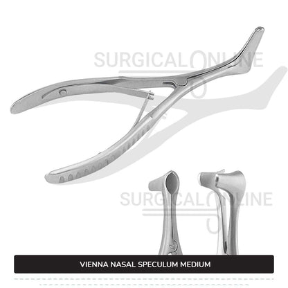 Vienna Nasal Speculum Medium (Child), 5.75" (14.6 cm) Diagnostic ENT Surgical