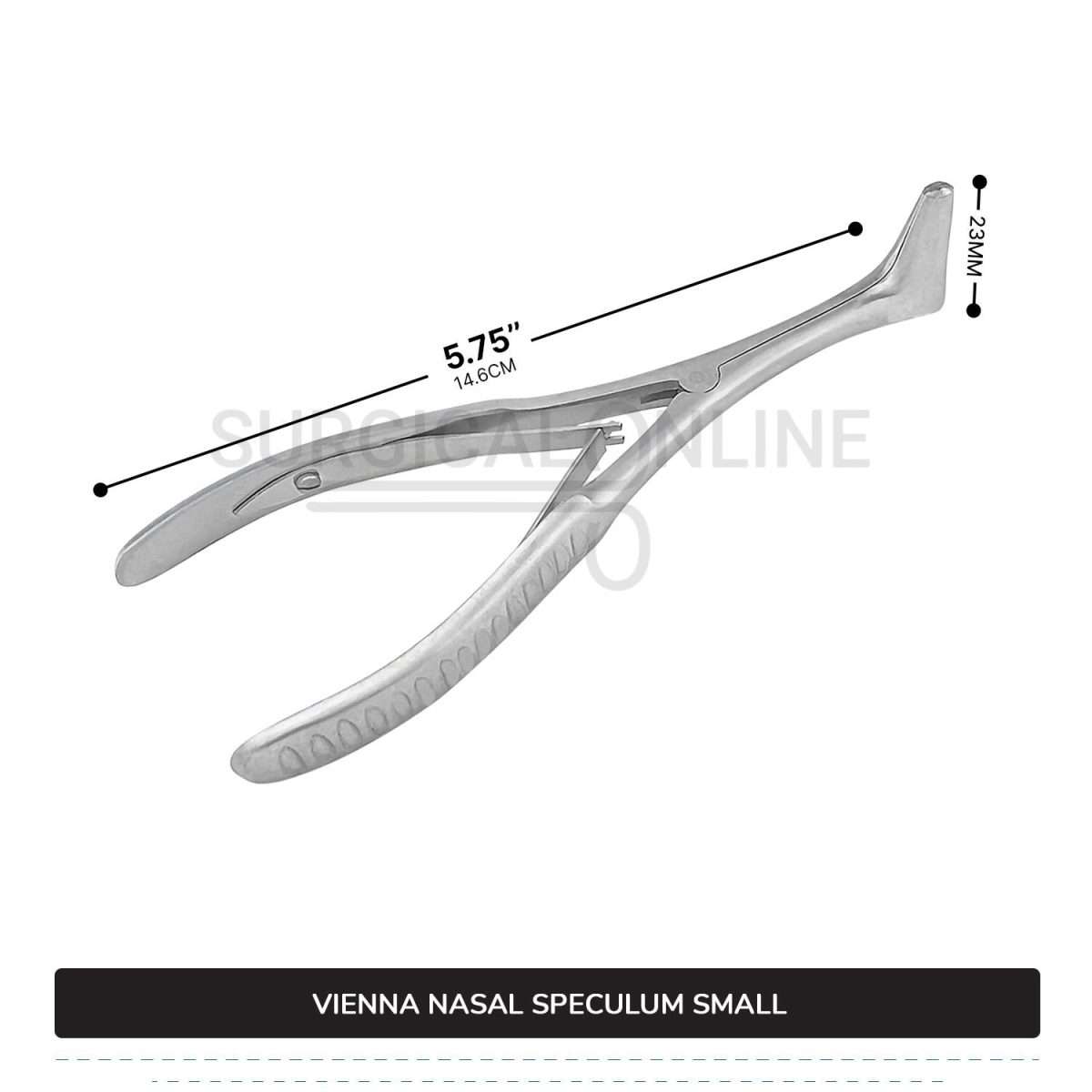 Vienna Nasal Speculum Small (Infant), 5.75" (14.6 cm) Diagnostic ENT Surgical